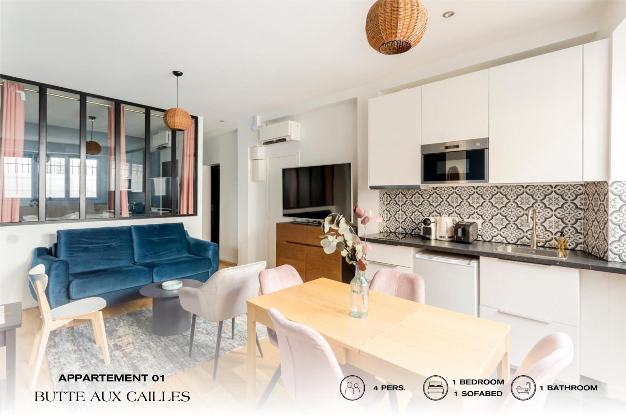 Beauquartier - Butte Aux Cailles I Lejlighed Paris Eksteriør billede