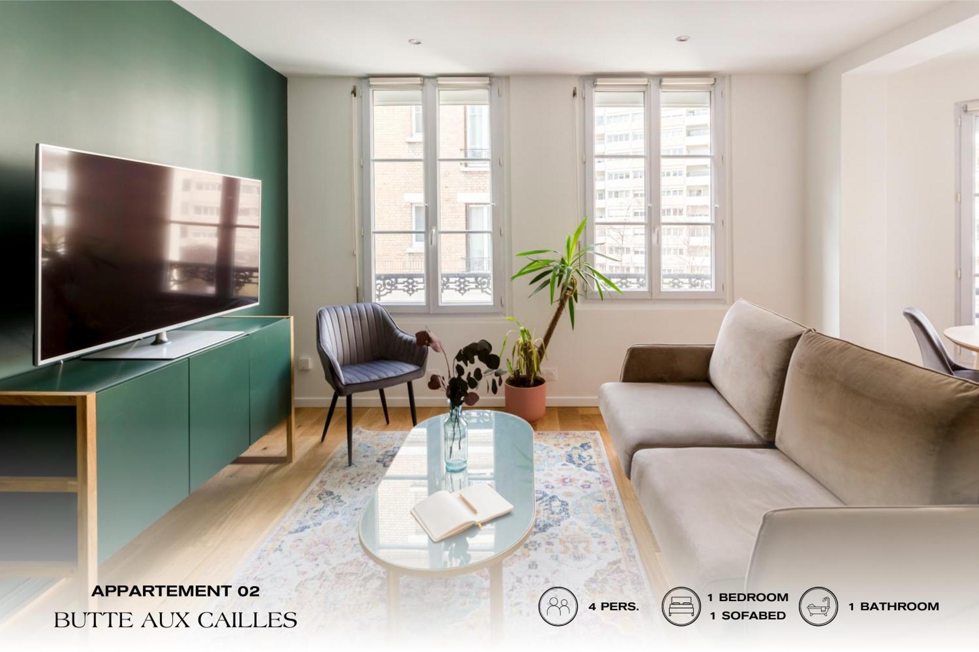 Beauquartier - Butte Aux Cailles I Lejlighed Paris Eksteriør billede