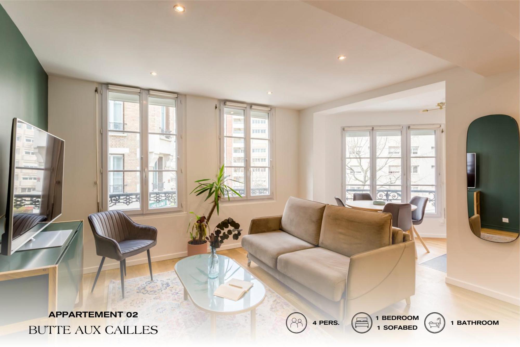 Beauquartier - Butte Aux Cailles I Lejlighed Paris Eksteriør billede
